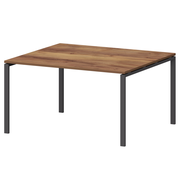Стол переговорный на металлокаркасе Смарт СМСП-П-12.123.Пр25 Таксония/Антрацит