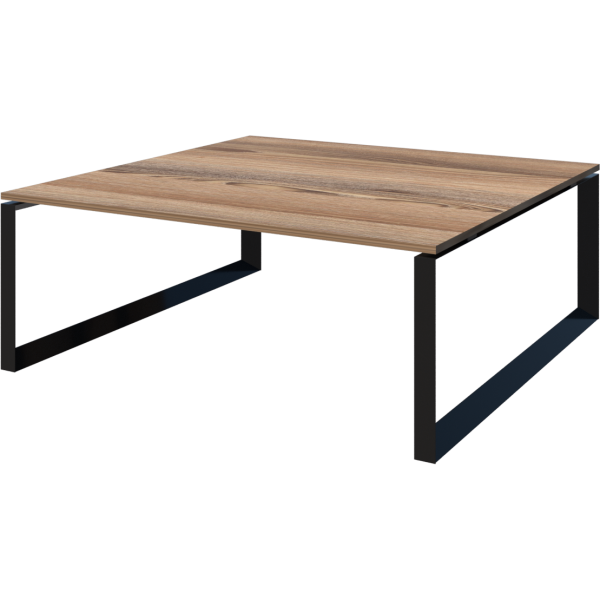 Стол переговорный на металлокаркасе Аргентум-МП НТМП.О.120.11 Дуб сафари/Антрацит