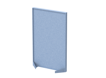 Перегородка без декора 80х40х140 (11 Незабудка)