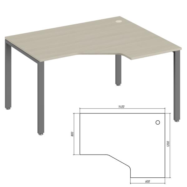 Эргономичный стол правый Trend Metal TDM32215385