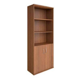 Шкаф высокий широкий (2 низкие двери ЛДСП) Clever