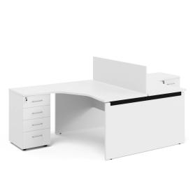 TOUR WOOD БЕНЧ УГЛОВ 2Р.М.138 БЕЛЫЙ/АНТРАЦИТ 114S1040 W3W3 (7016)