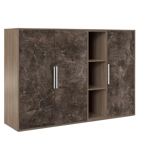 Шкаф средний 3 створки, с нишей B-tone BTN36152242