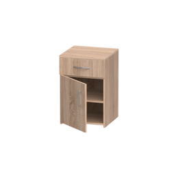 Тумба прикроватная № 5 (с ящиком и полками)