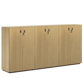 ENZO Шкаф средний H.120, 6 дв СВ.ЭВКАЛИПТ/ЧЕРНЫЙ