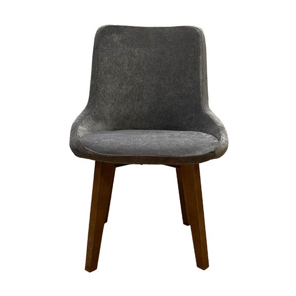 Стул Друз, ткань Velvet Lux 100 цвет серый