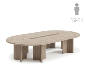 LAVA СТОЛ ПЕРЕГОВОРОВ 360Х200 ГАВАНА Conference table 360x200_Гавана