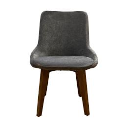 Стул Друз, ткань Velvet Lux 100 цвет серый