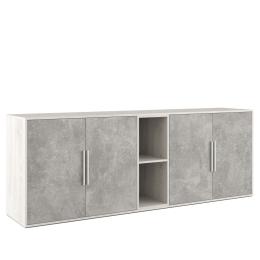 Шкаф низкий 4 створки, с нишей B-tone BTN36153031