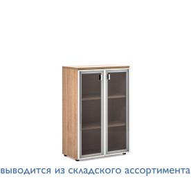 TERRA Шкаф  H.121 стекл. двери КАПУЧИНО