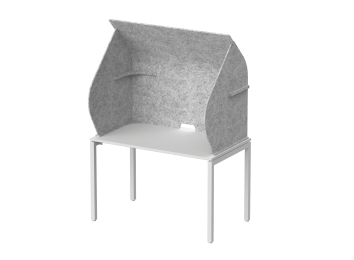 Кабина-капсула с фигурными боковыми стенками 118х61х140 (08 Серый мрамор)