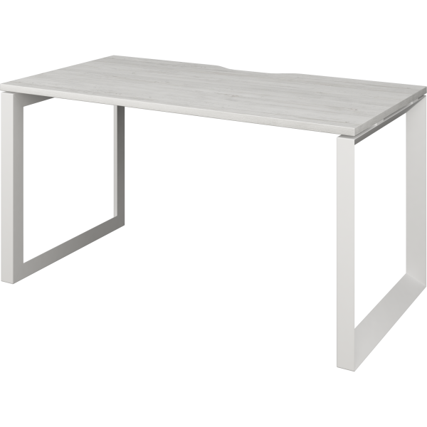 Стол на металлокаркасе Аргентум-МП НТМП.О-120 Сосна винтер/Белый