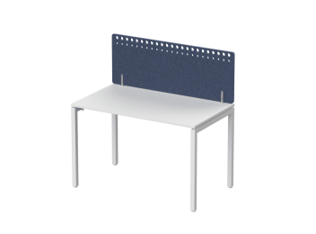 Экран фронтальный / боковой,  с декором "Фритты", без фурнитуры 80х1,2х50 (05 Синий шторм)