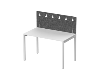 Экран фронтальный / боковой,  с декором "Темный лес" , без фурнитуры 70х1,2х40 (06 Мокрый асфальт)