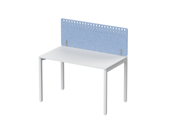 Экран фронтальный / боковой,  с декором "Фритты", без фурнитуры 70х1,2х40 (11 Незабудка)