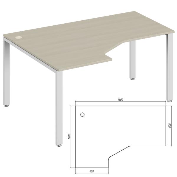 Эргономичный стол левый Trend Metal TDM32215684