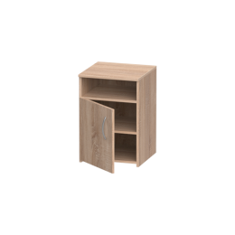 Тумба прикроватная № 4 (с нишей и полками)