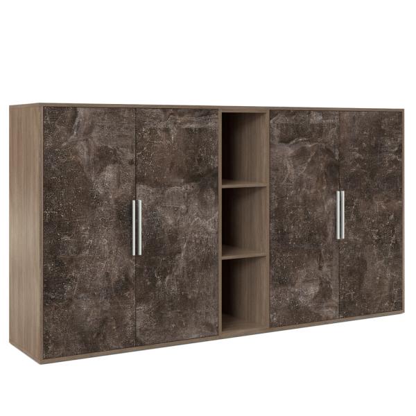 Шкаф средний 4 створки, с нишей B-tone BTN36153242