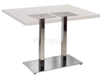 Подстолье Harvey Square Double LU-Inox