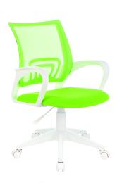 Кресло Бюрократ CH-W695NLT салатовый TW-03A TW-18 сетка/ткань крестов. пластик пластик белый
