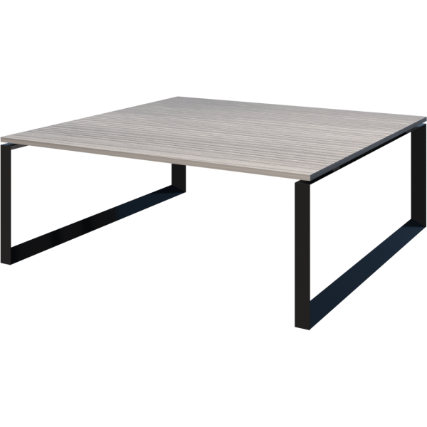 Стол переговорный на металлокаркасе Аргентум-МП НТМП.О-180.11 Лиственница/Антрацит