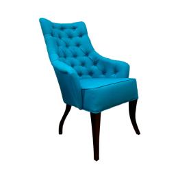 Кресло GRUPPO 396 ДЮРАНГО КЛАССИКА размер: 69 х 80 см, текстиль цвет голубой