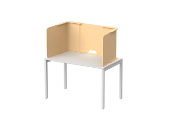 Трехсторонняя кабина-экран трапецевидной формы 96х60х45 (43 Карибский песок)