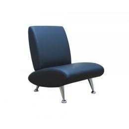 Кресло офисное Клерк 7 размер: 65 х 83 см, искусственная кожа цвет черный Ecotex 3001
