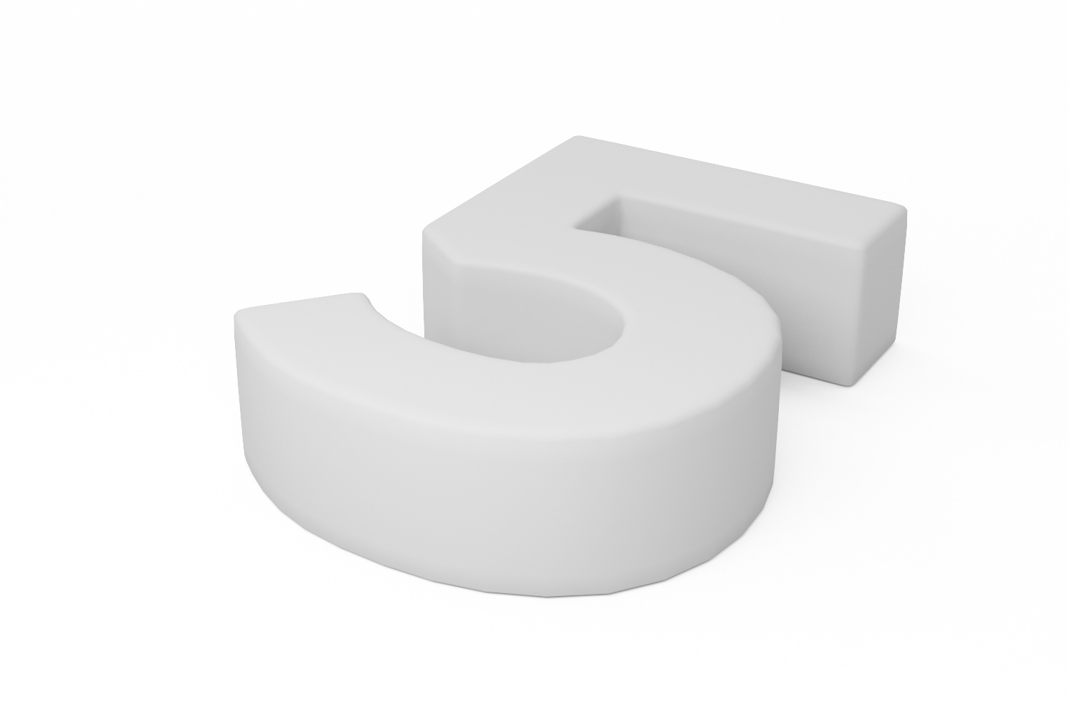 Мягкая цифра Si-line L12-P-5