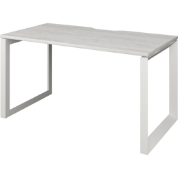Стол на металлокаркасе Аргентум-МП НТМП.О-120 Сосна винтер/Белый