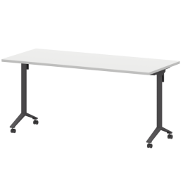 Стол мобильный складной Моби МБ25-160.70 Белый/Антрацит