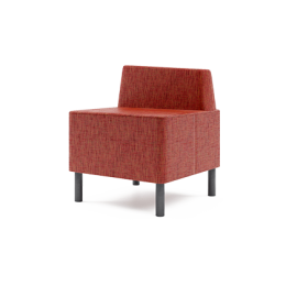 Мягкая секция со спинкой Si-line L2-1DL