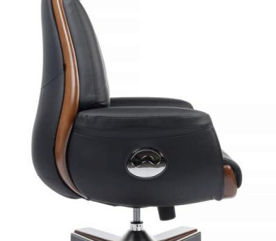 Кресло Byron YS1505A Чёрный (YSN001) натуральная кожа