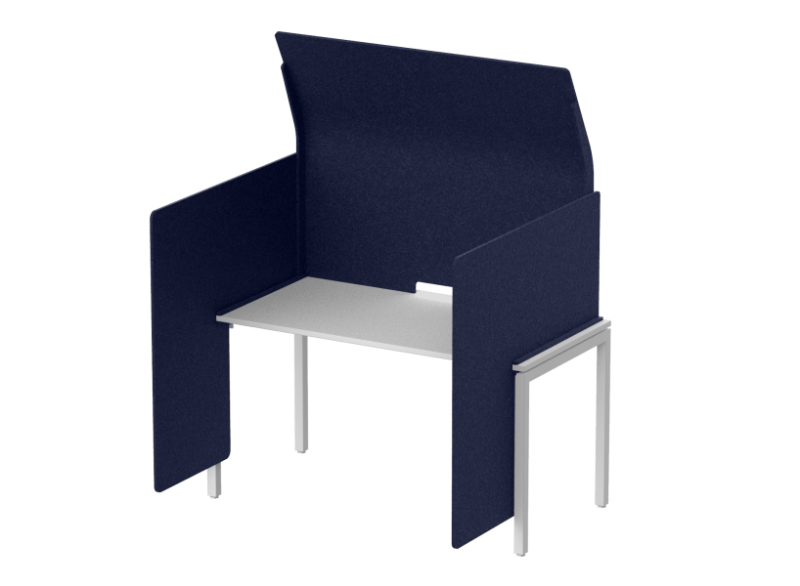 Кабина с высоким экраном-парусом и низкими боковыми стенками-ширмами 115х122х163 (23 Серый мрамор)