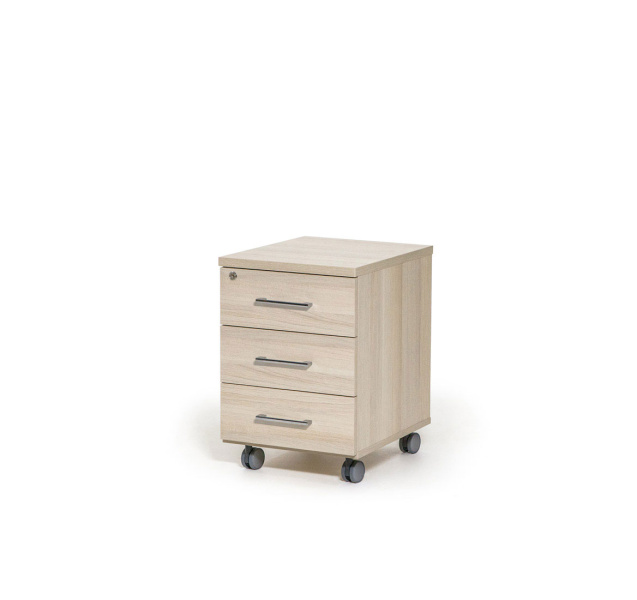 Тумба подкатная, 3 ящика Fermo Wood