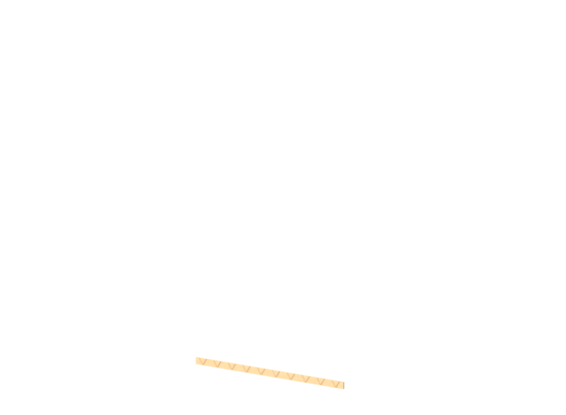 Отбойник для стеновой панели с рустом "Ромб" 120х1,2х30 (43 Карибский песок)