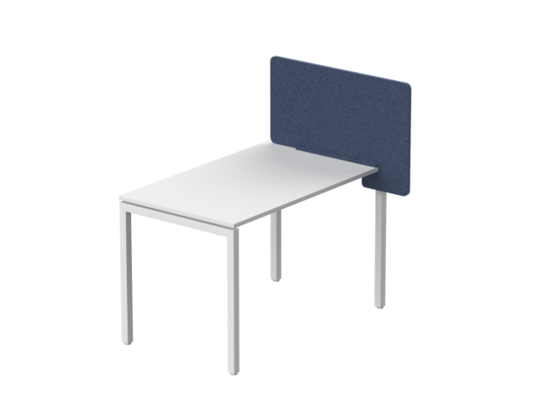 Экран боковой для столешниц толщиной 25 мм,  без декора 95х6х50 (05 Синий шторм)