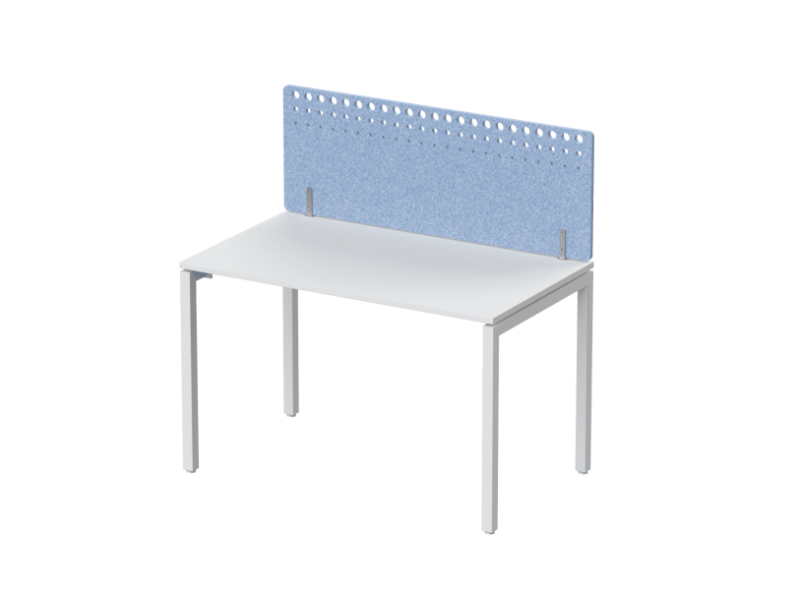 Экран фронтальный / боковой,  с декором "Фритты", без фурнитуры 70х1,2х40 (11 Незабудка)