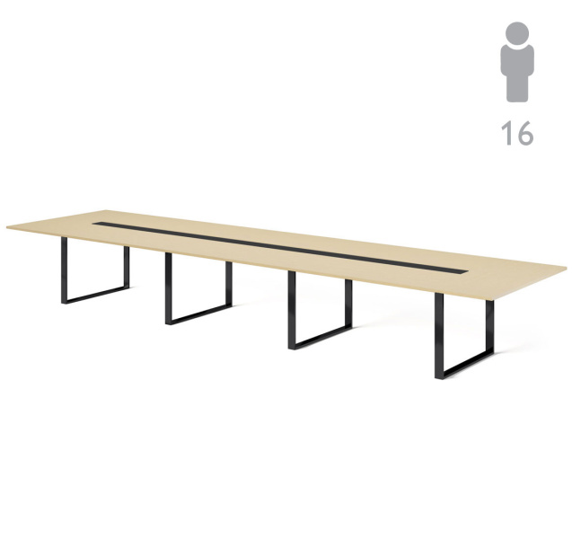 EXE Стол д/перегов L536 черн ДУБ СВЕТЛЫЙ/ЧЕРН