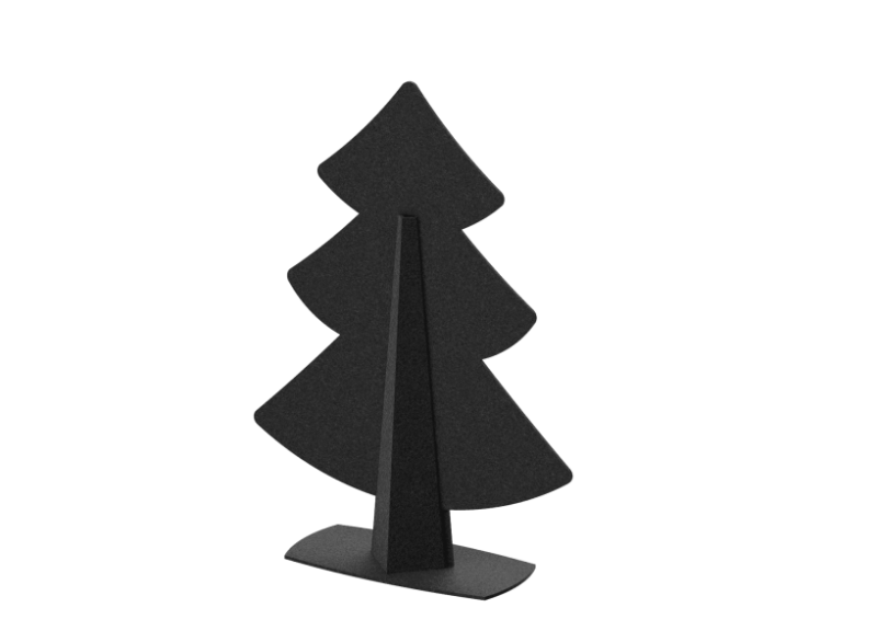 Перегородка фигурная "Елка" 120х40х160 (10 Смокинг)