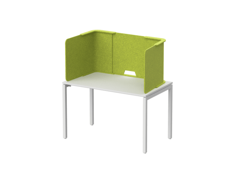 Трехсторонняя кабина-экран трапецевидной формы 156х60х45 (17 Хвойно-зеленый)